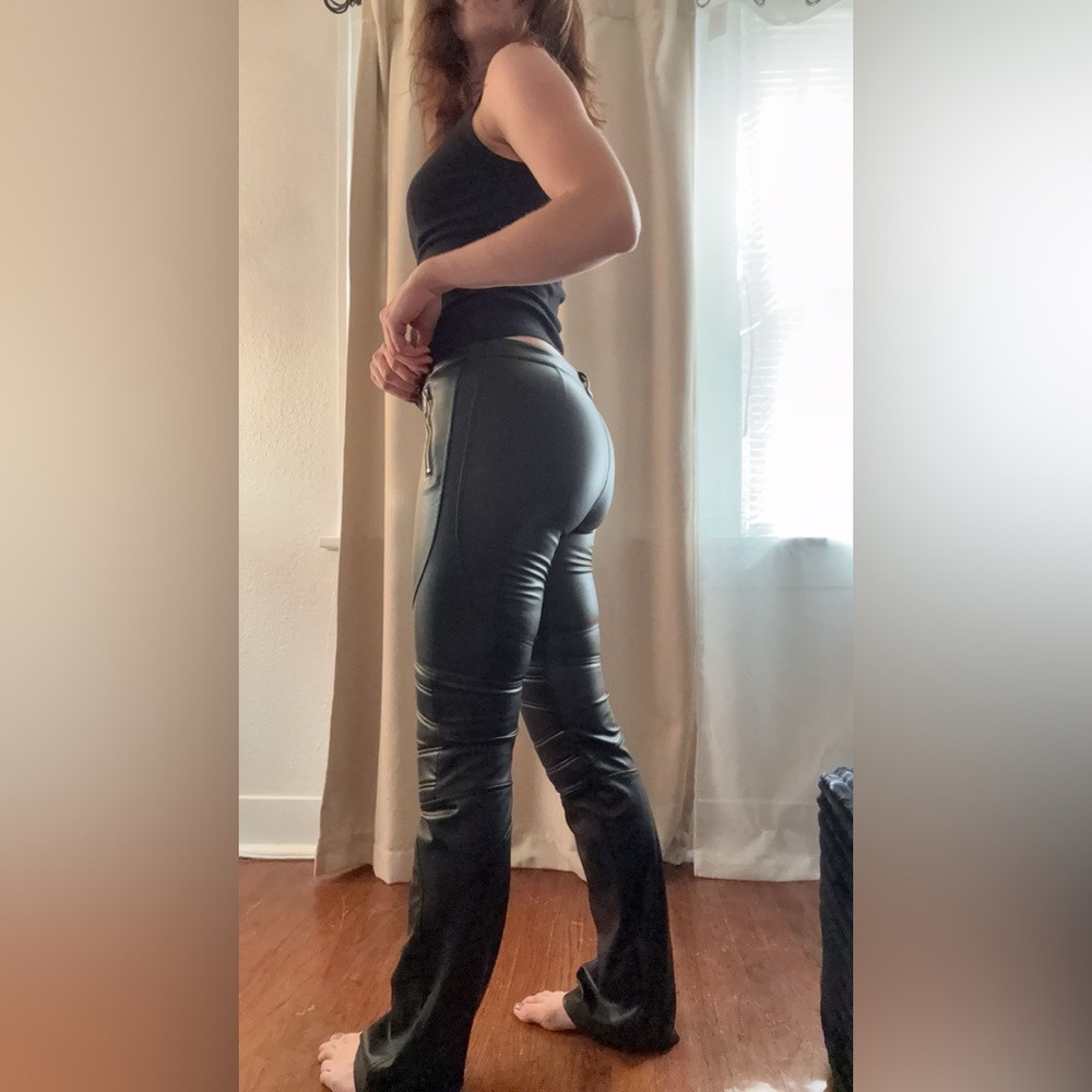 Zara Faux Leather Pants